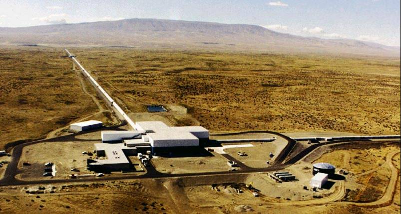 One 4km arm of the LIGO Hanford Observatory (Image: LIGO Lab/Caltech/MIT)