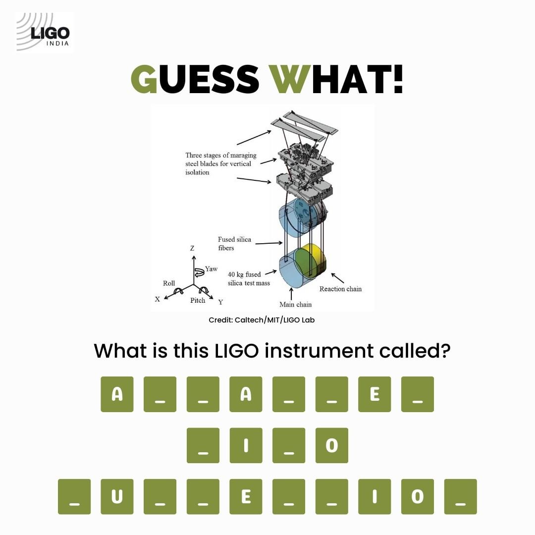 GuessWhat LIGO Suspension