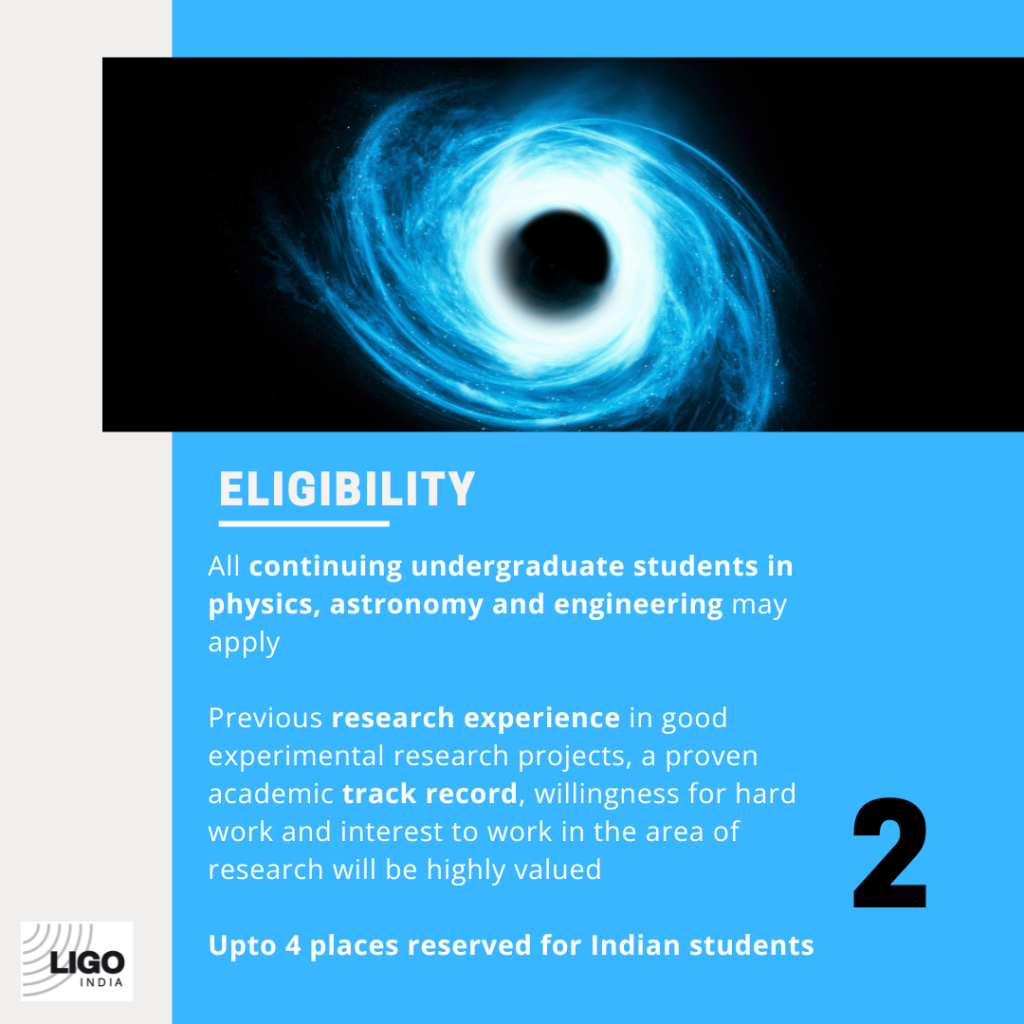 LIGO Caltech SURF program 2024 LIGOIndia